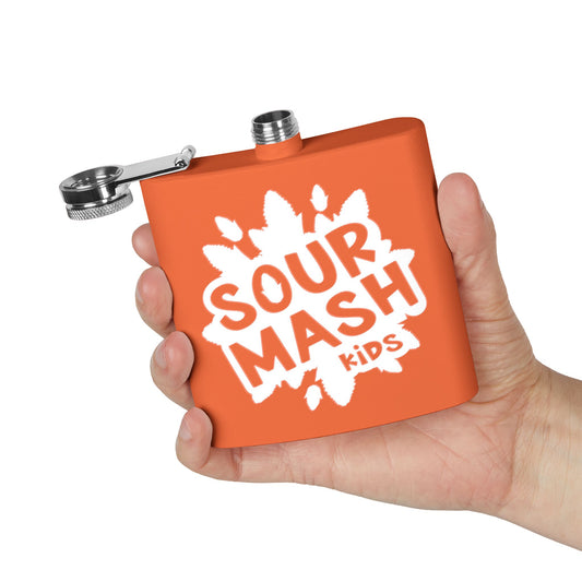 Sour Mash Kids Parody 6oz Stainless Steel Flask - Multiple Colors!