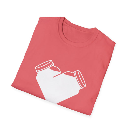 Mason Jar Heart Moonshine Love Softstyle Tee T-Shirt