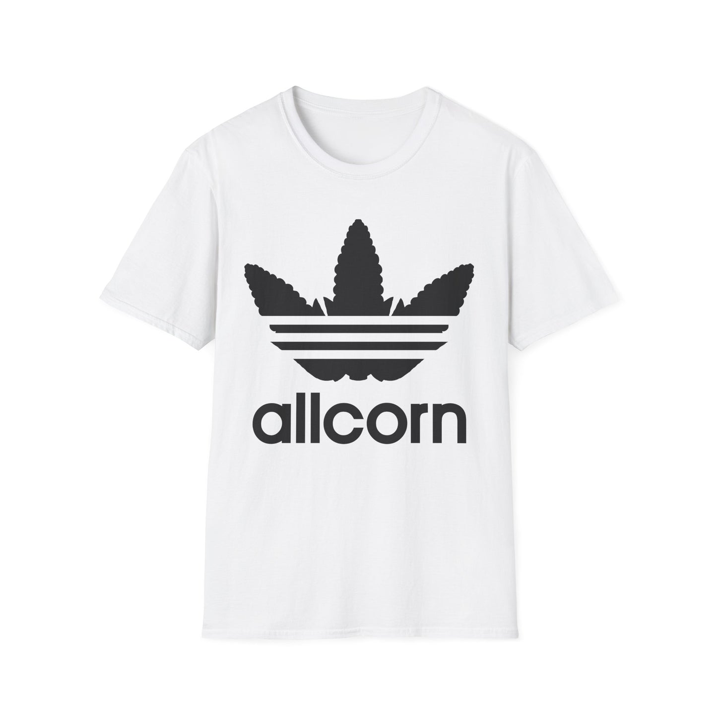 Moonshine Corn Grain Mash Sports Logo Parody Softstyle Tee T-Shirt