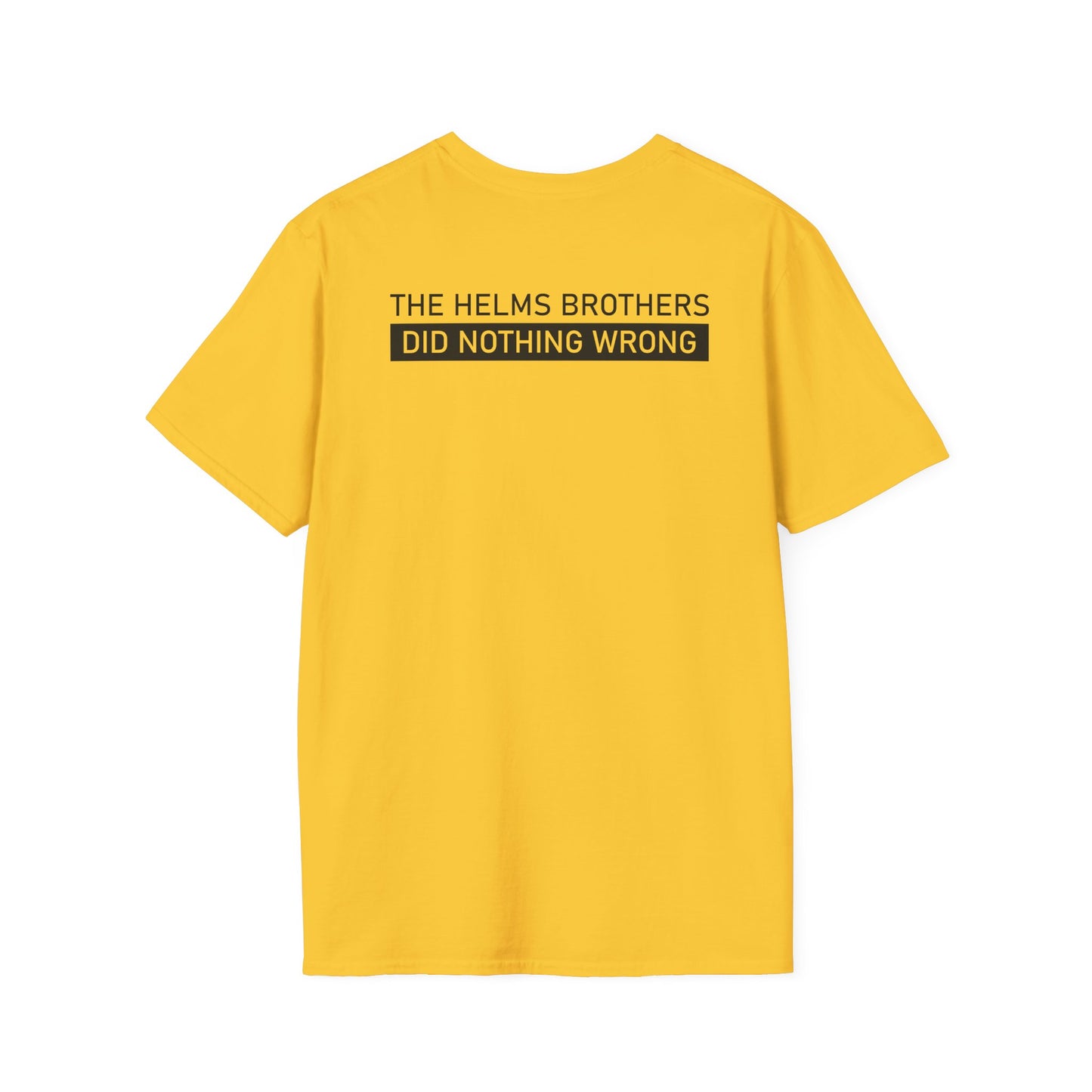 Helms Farmers Exchange (Moonshine History) Vintage-style Front & Back Print Softstyle Tee T-Shirt