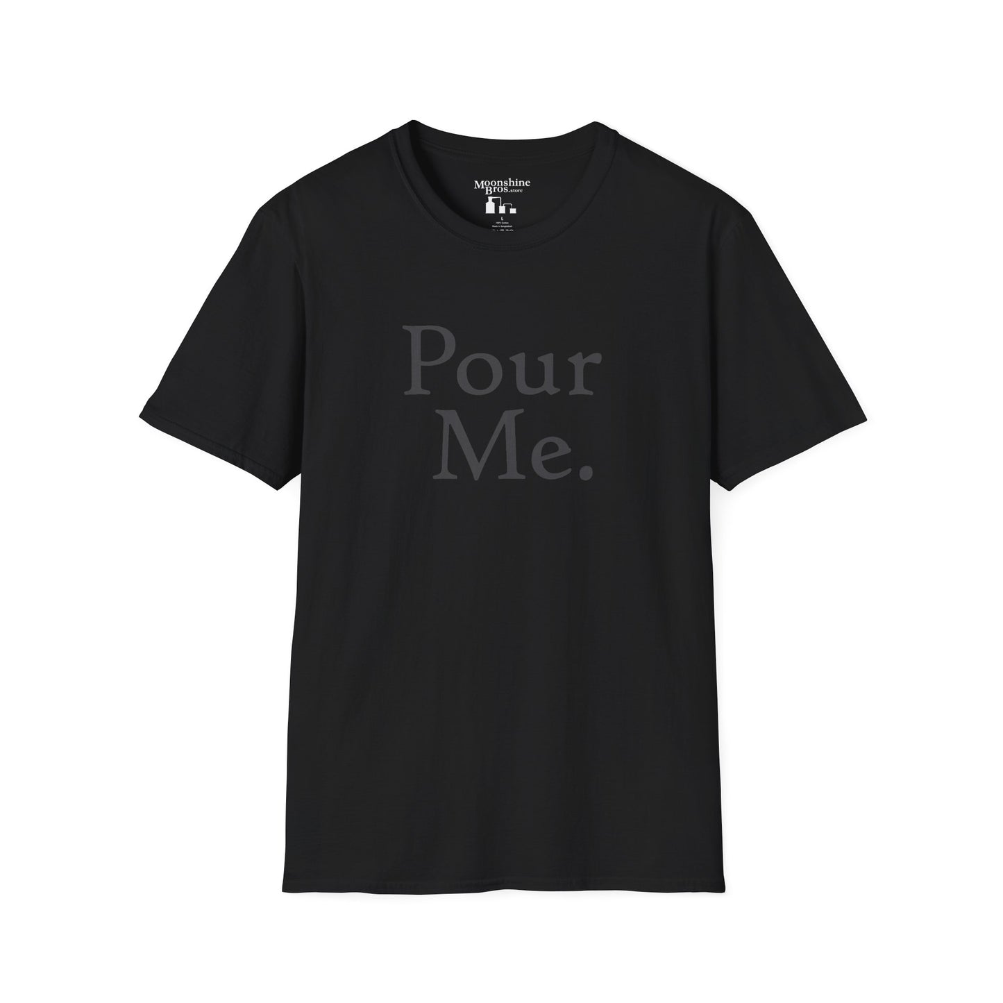 Pour Me. Minimalist Wordplay Shirt