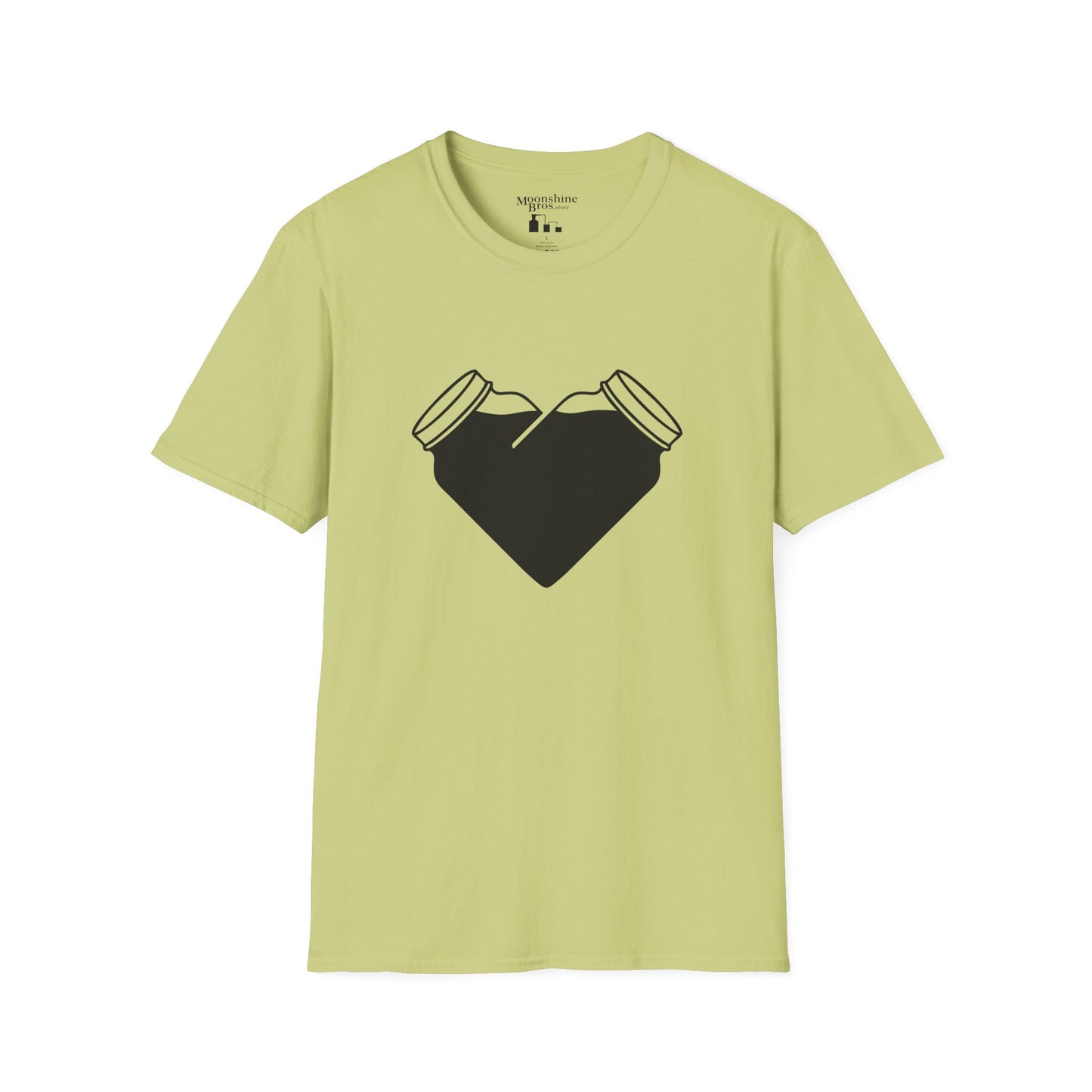 Mason Jar Heart Moonshine Love Shirt