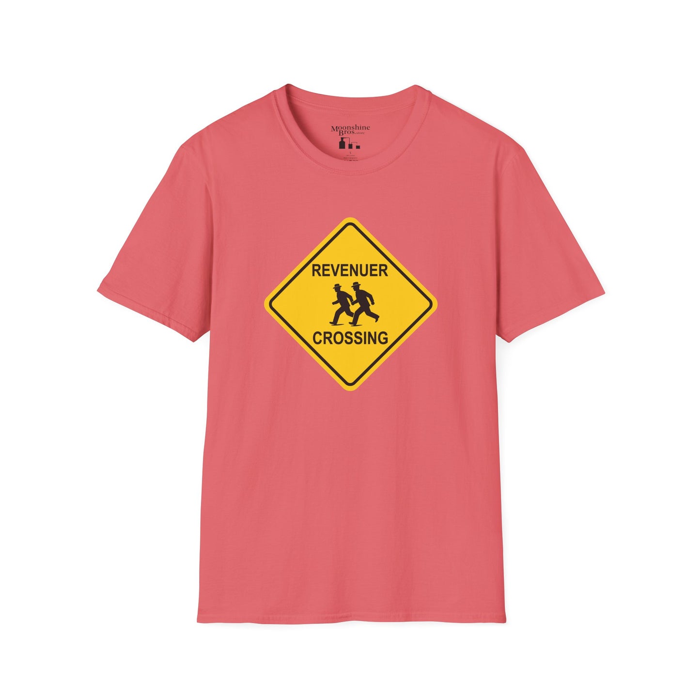 Revenuer Crossing Warning Sign Style Shirt