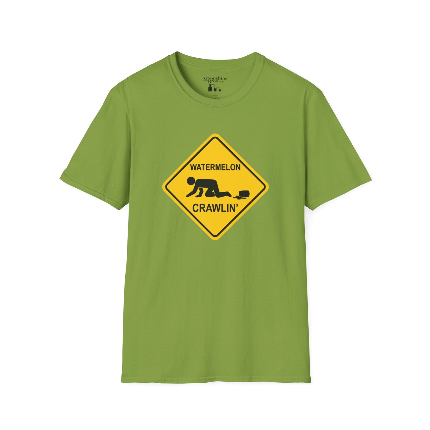 Watermelon Crawlin' Warning Sign Style Shirt