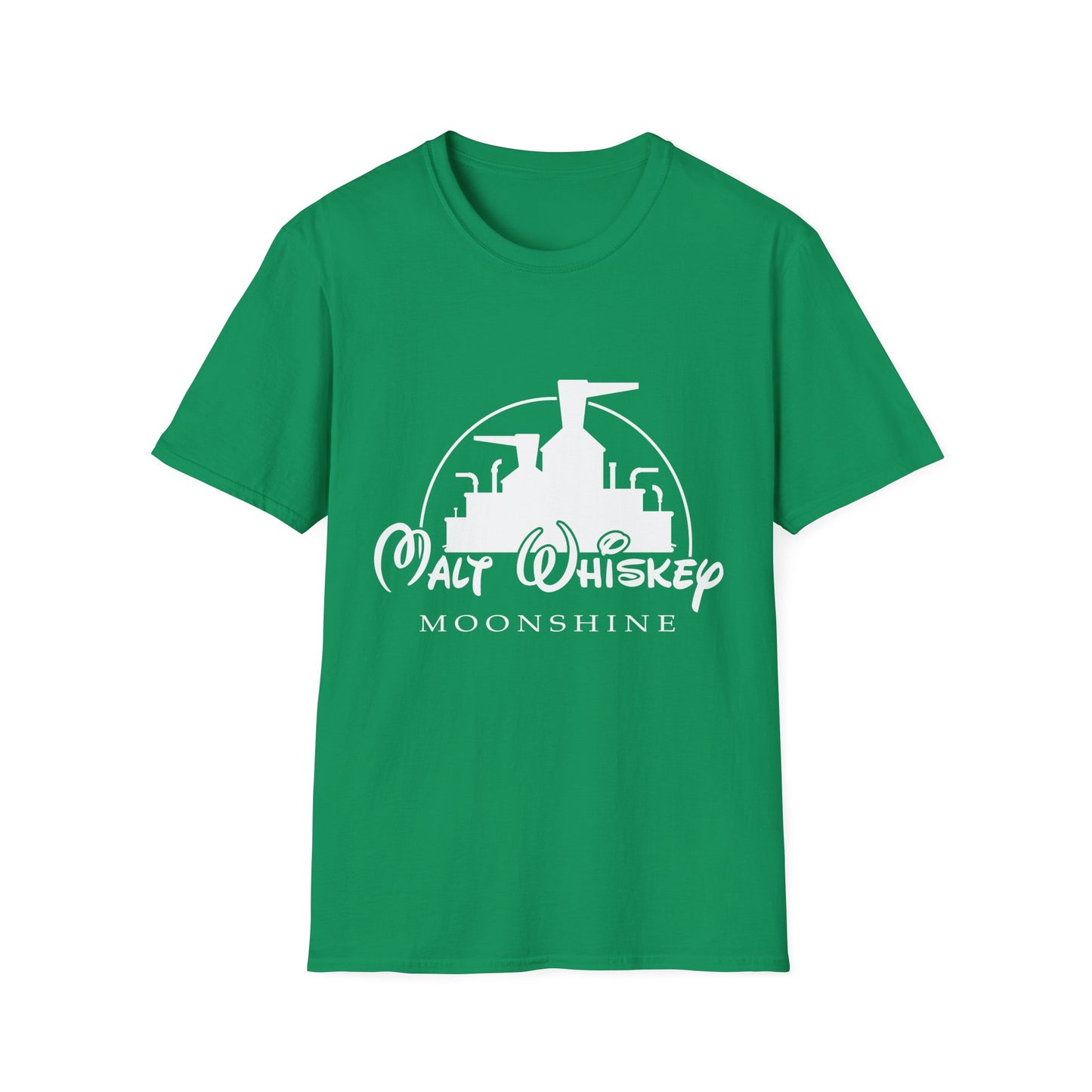 Malt Whiskey Moonshine Parody Softstyle Tee T-Shirt for Every Day Wear