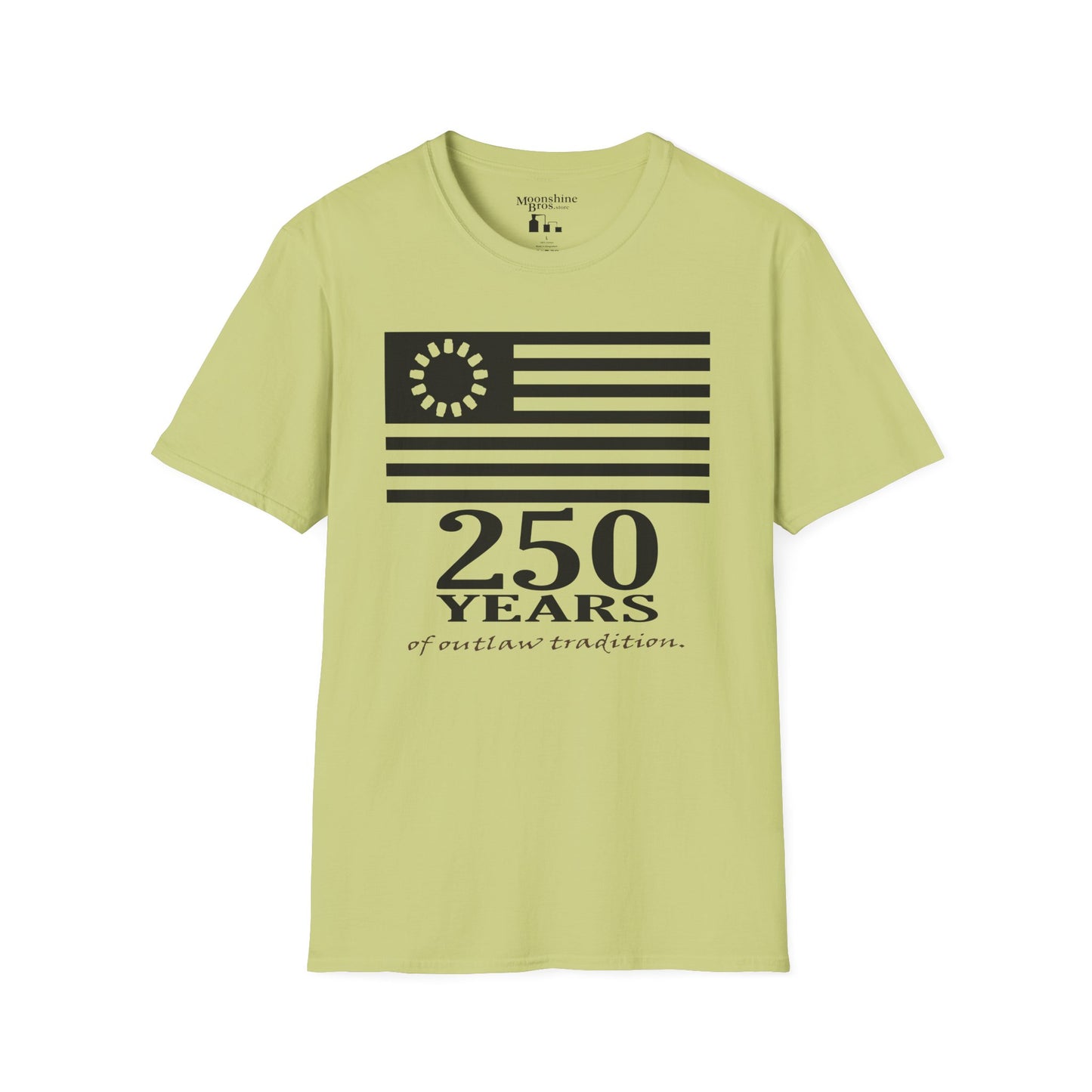 250 Years of Outlaw Tradition Mason Jar Flag Shirt - Low-Vis Cut
