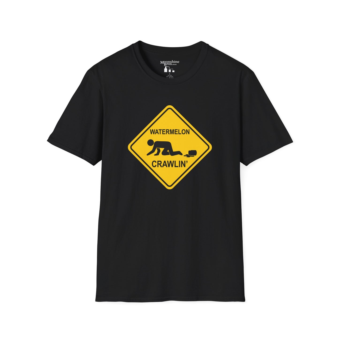 Watermelon Crawlin' Warning Sign Style Shirt