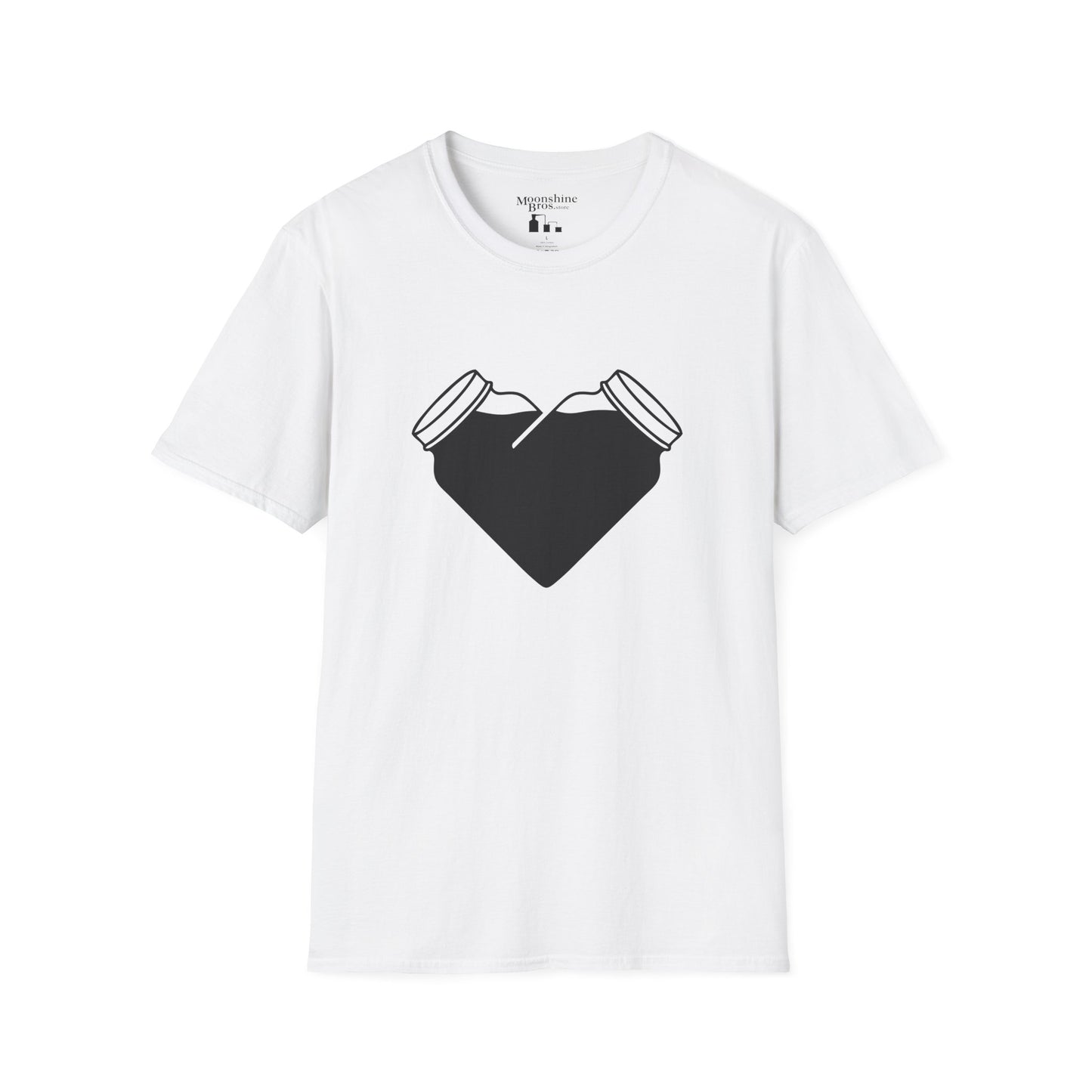 Mason Jar Heart Moonshine Love Shirt