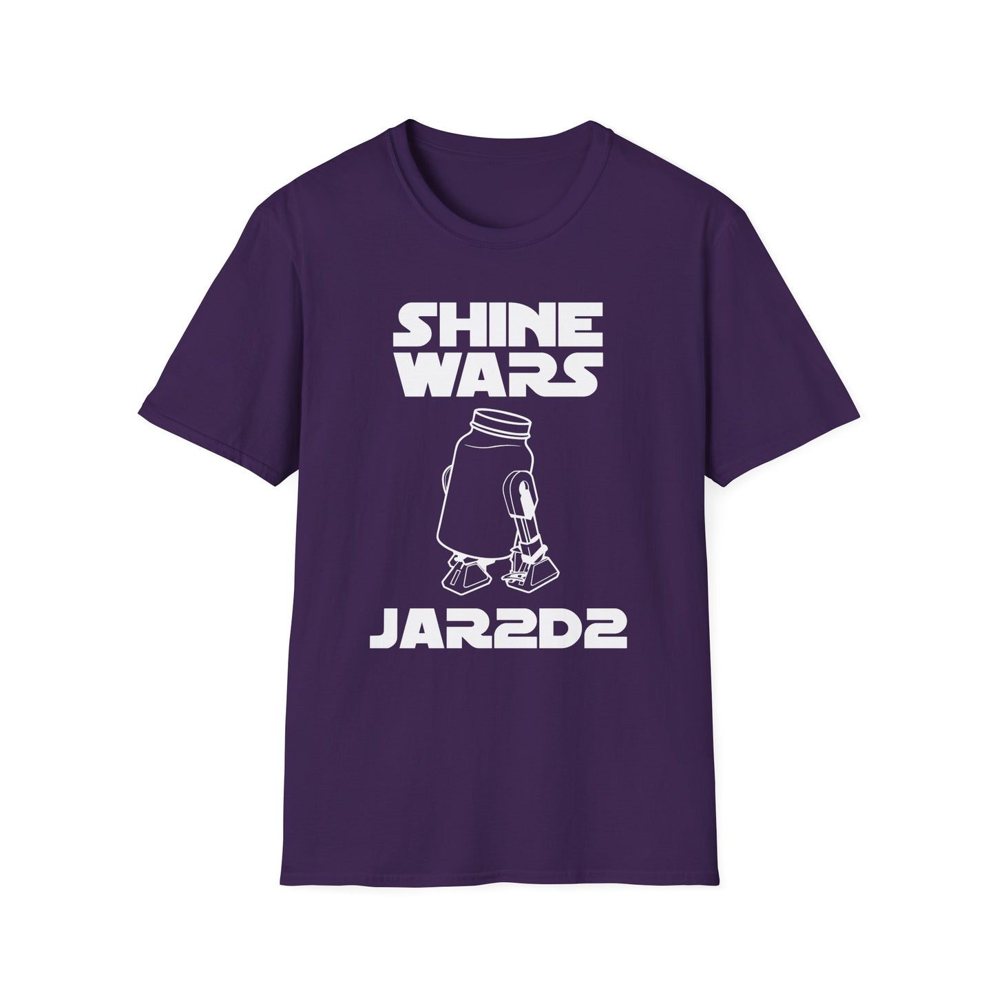 Shine Wars - JAR2D2 Parody Sci-Fi Moonshine & Canning Softstyle Tee T-Shirt