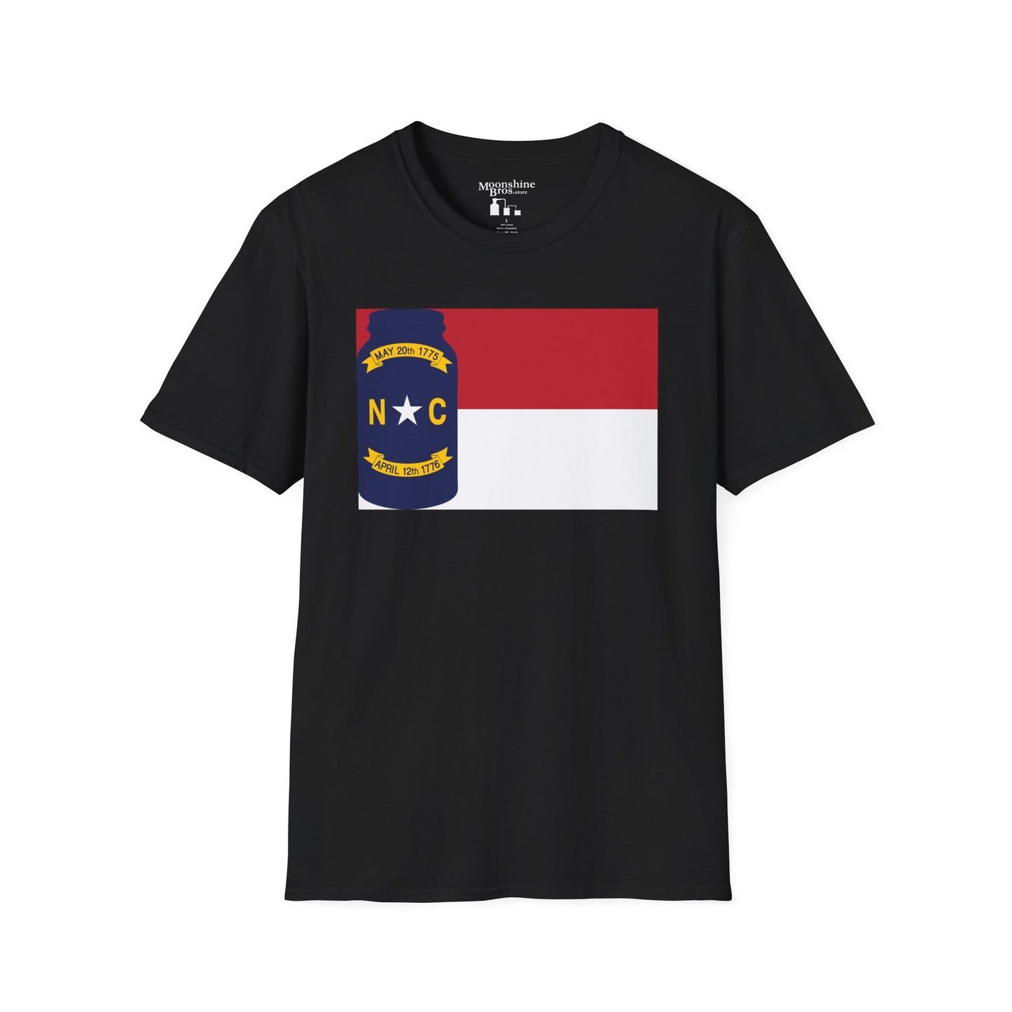 North Carolina Mason Jar Flag Shirt