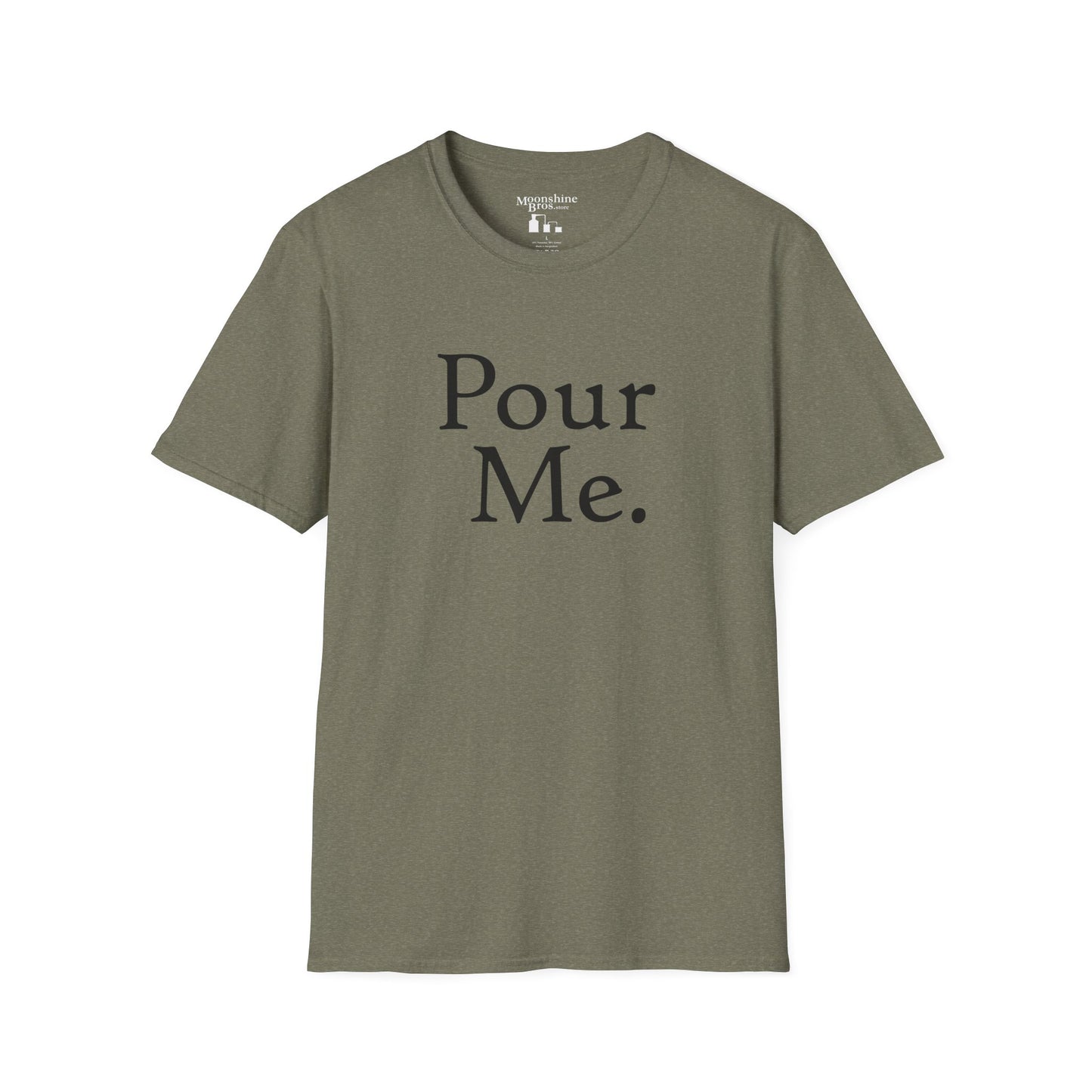 Pour Me. Minimalist Wordplay Shirt