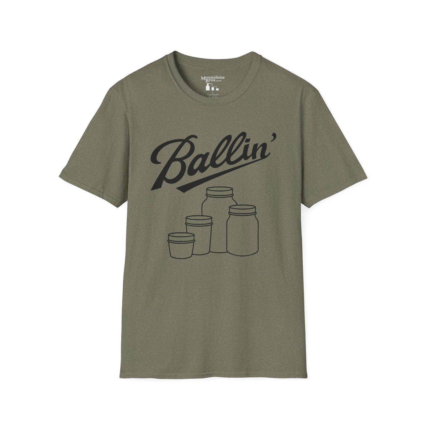 Ballin’ Multiple Mason Jars Moonshine & Canning Shirt