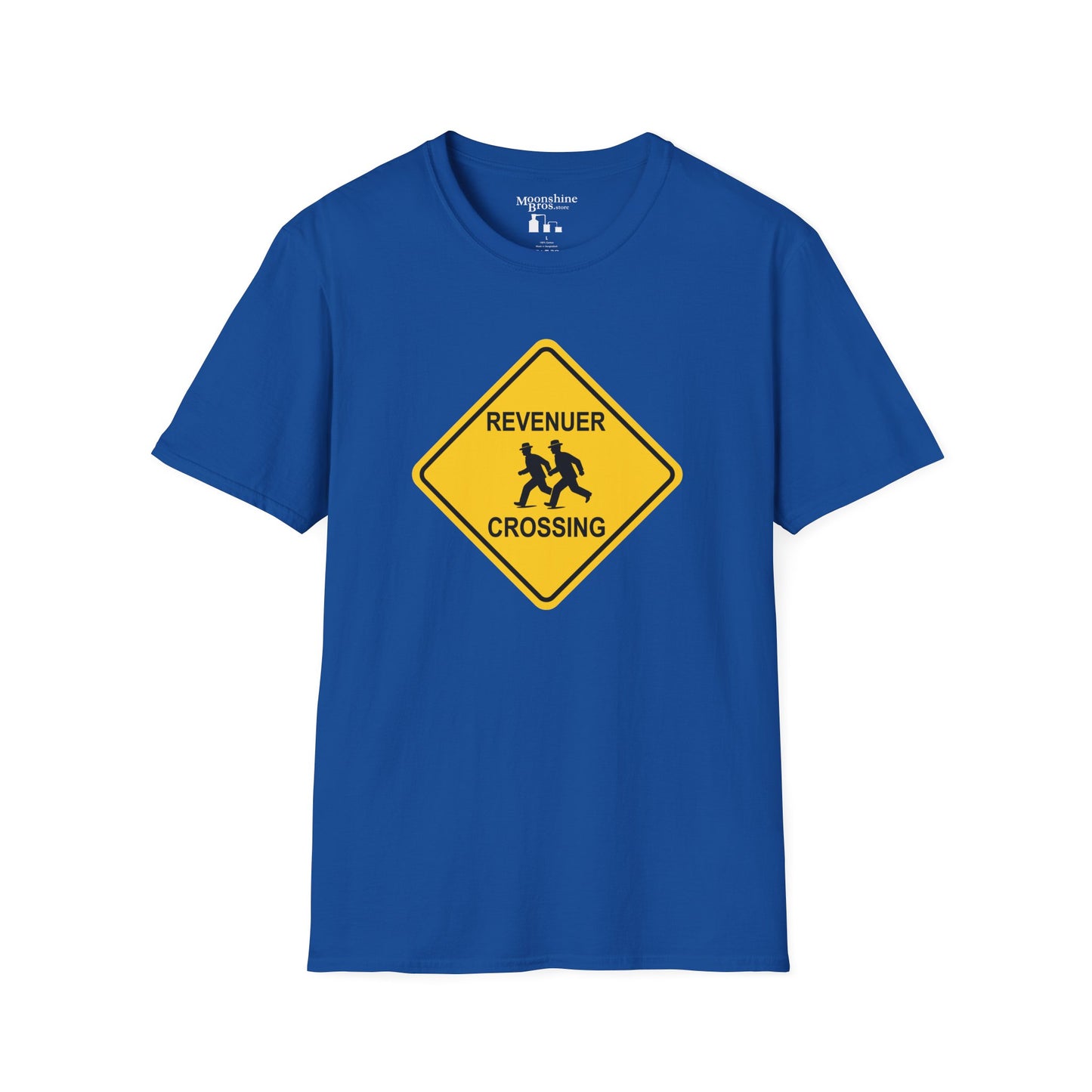 Revenuer Crossing Warning Sign Style Shirt