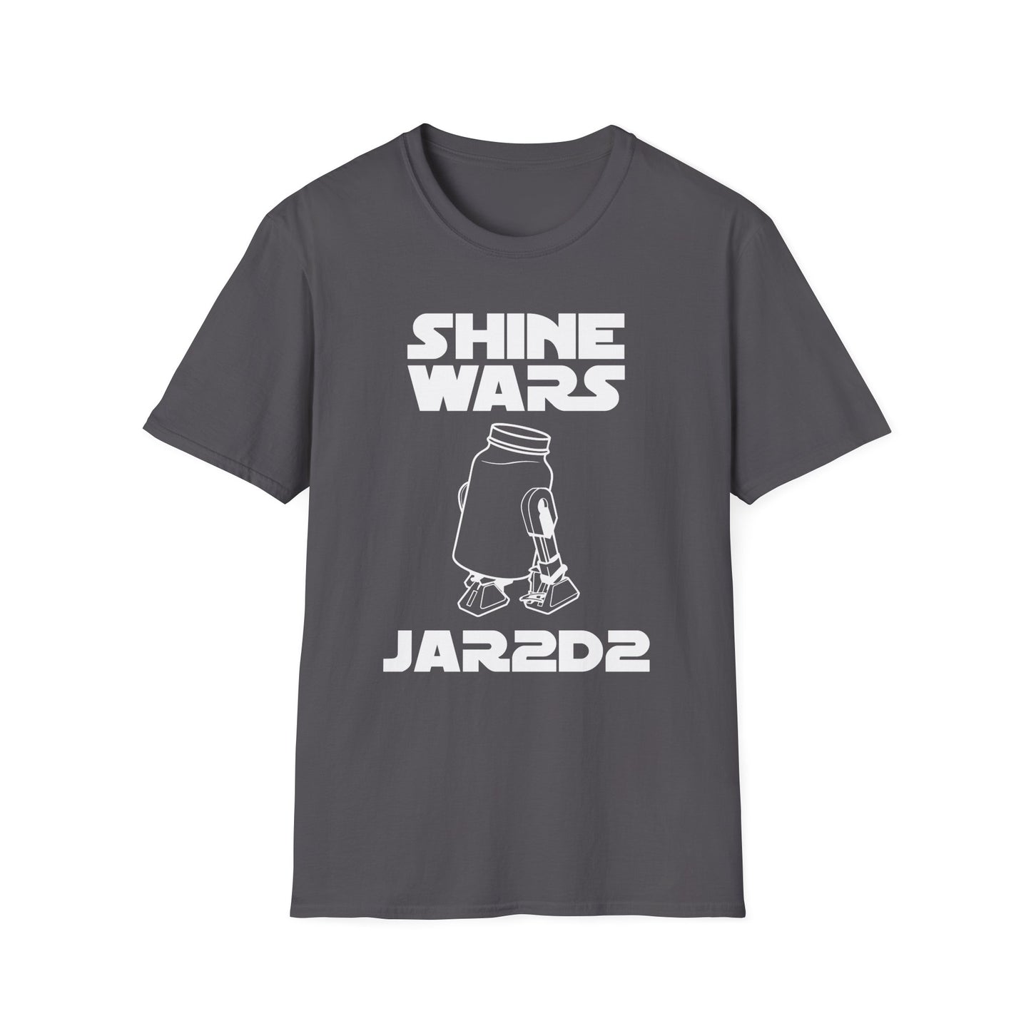Shine Wars - JAR2D2 Parody Sci-Fi Moonshine & Canning Softstyle Tee T-Shirt