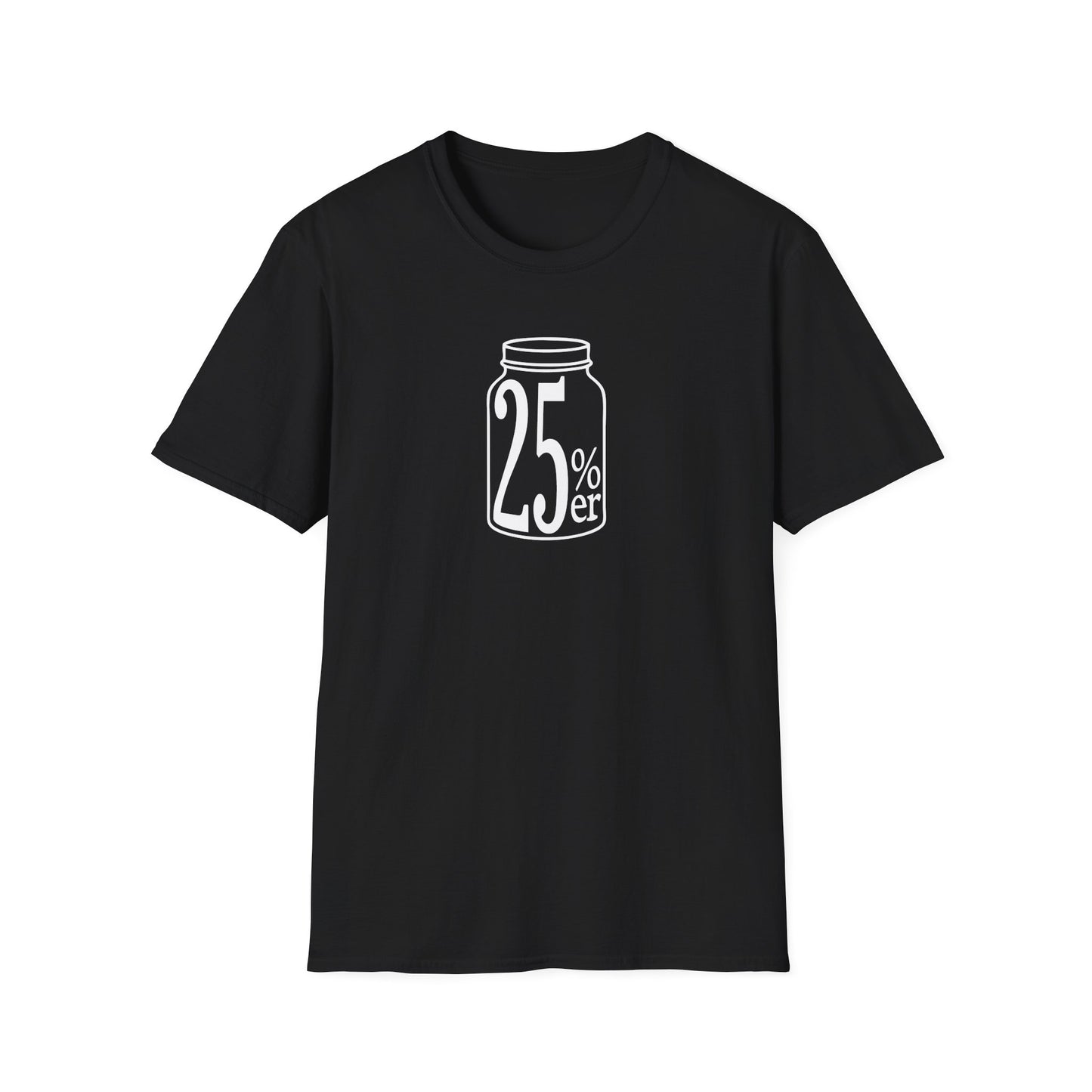 Moonshiners & Bootleggers 25%er Mason Jar Softstyle Tee T-Shirt