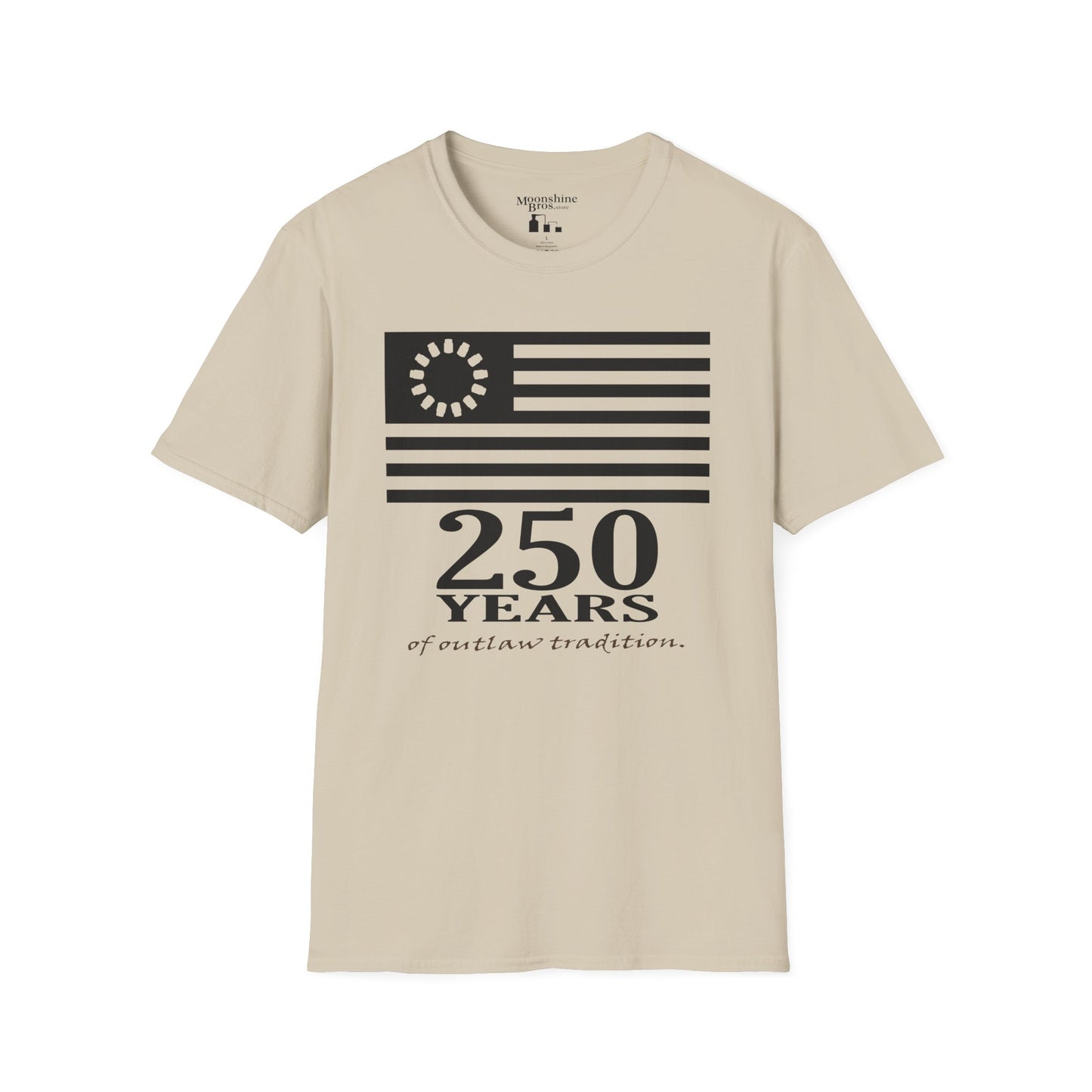 250 Years of Outlaw Tradition Mason Jar Flag Shirt - Low-Vis Cut