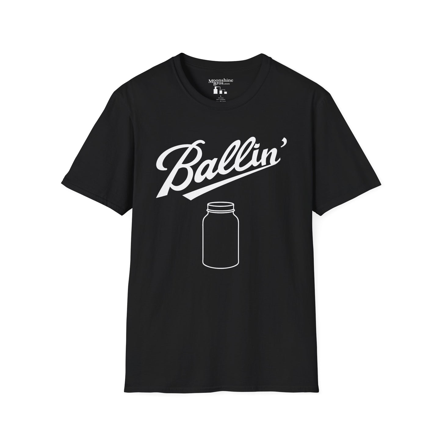 Ballin’ Single Mason Jar Moonshine & Canning Shirt