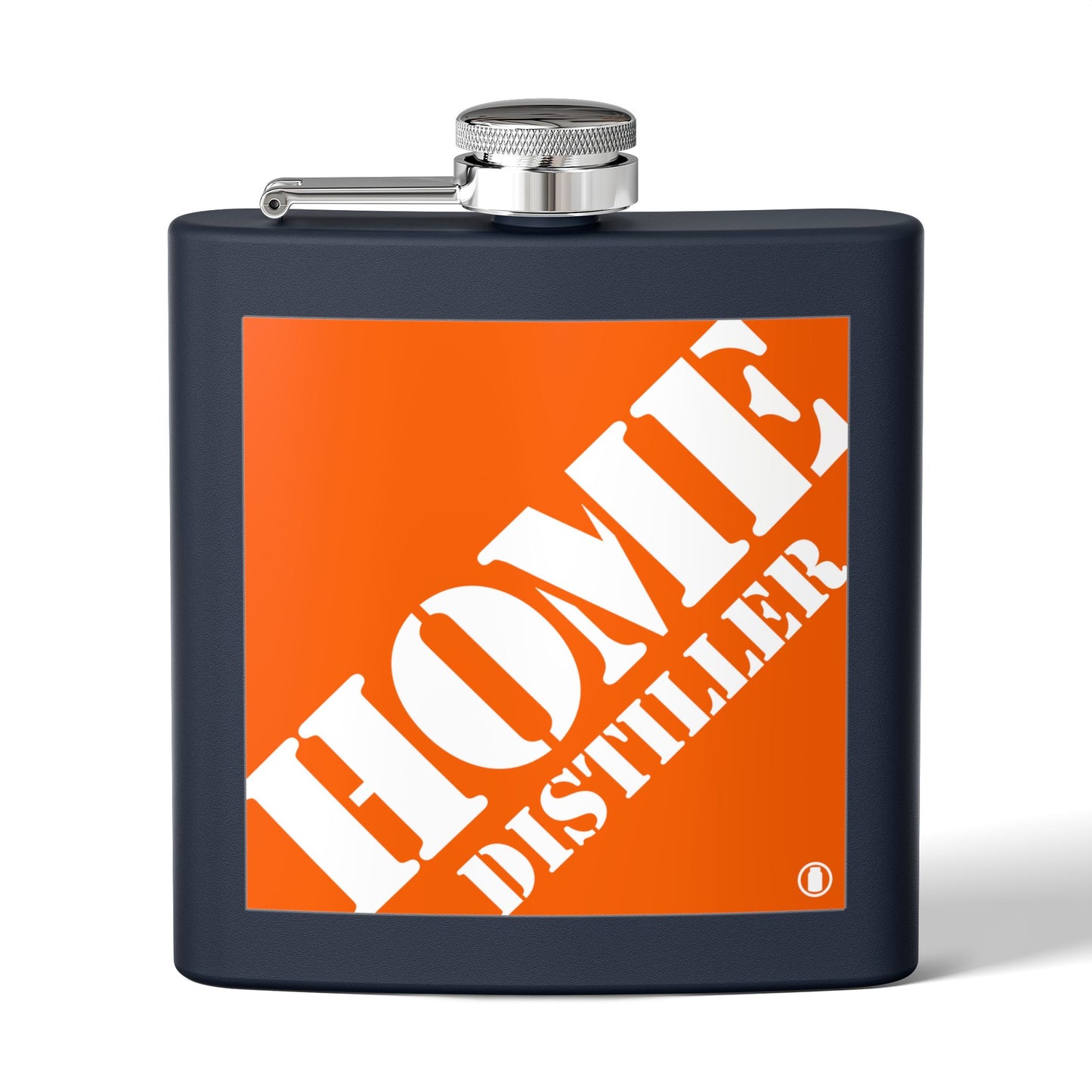Home Distiller Parody Hardware Store 6oz Stainless Steel Flask - Multiple Colors!