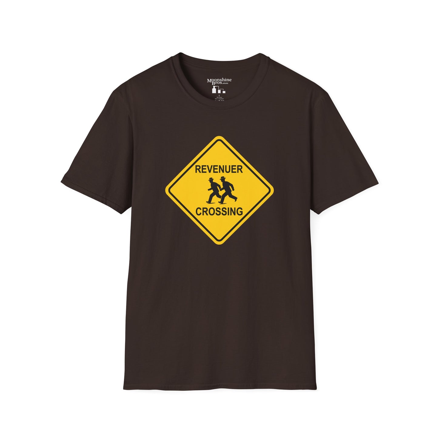 Revenuer Crossing Warning Sign Style Shirt