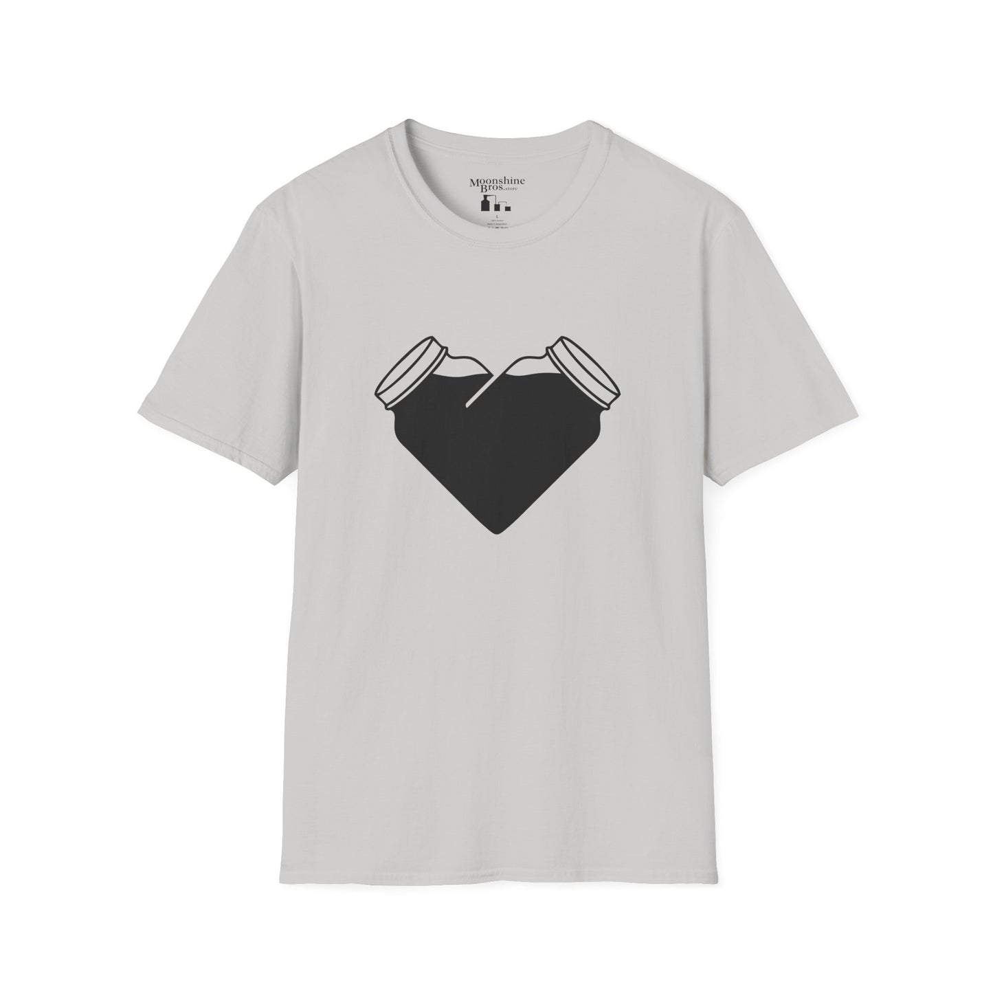 Mason Jar Heart Moonshine Love Shirt