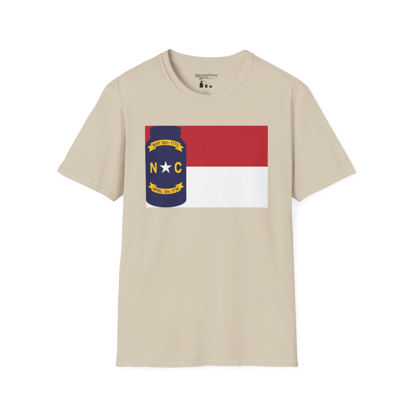 North Carolina Mason Jar Flag Shirt