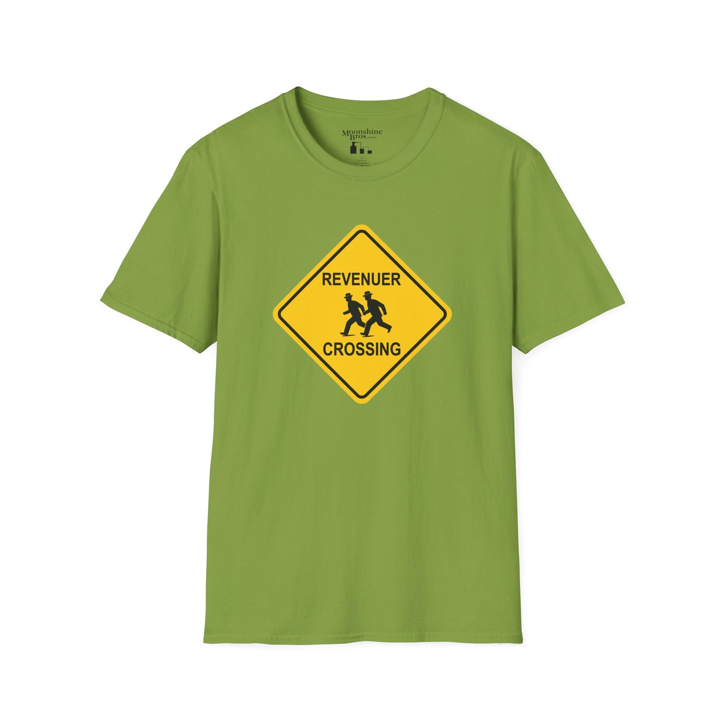 Revenuer Crossing Warning Sign Style Shirt