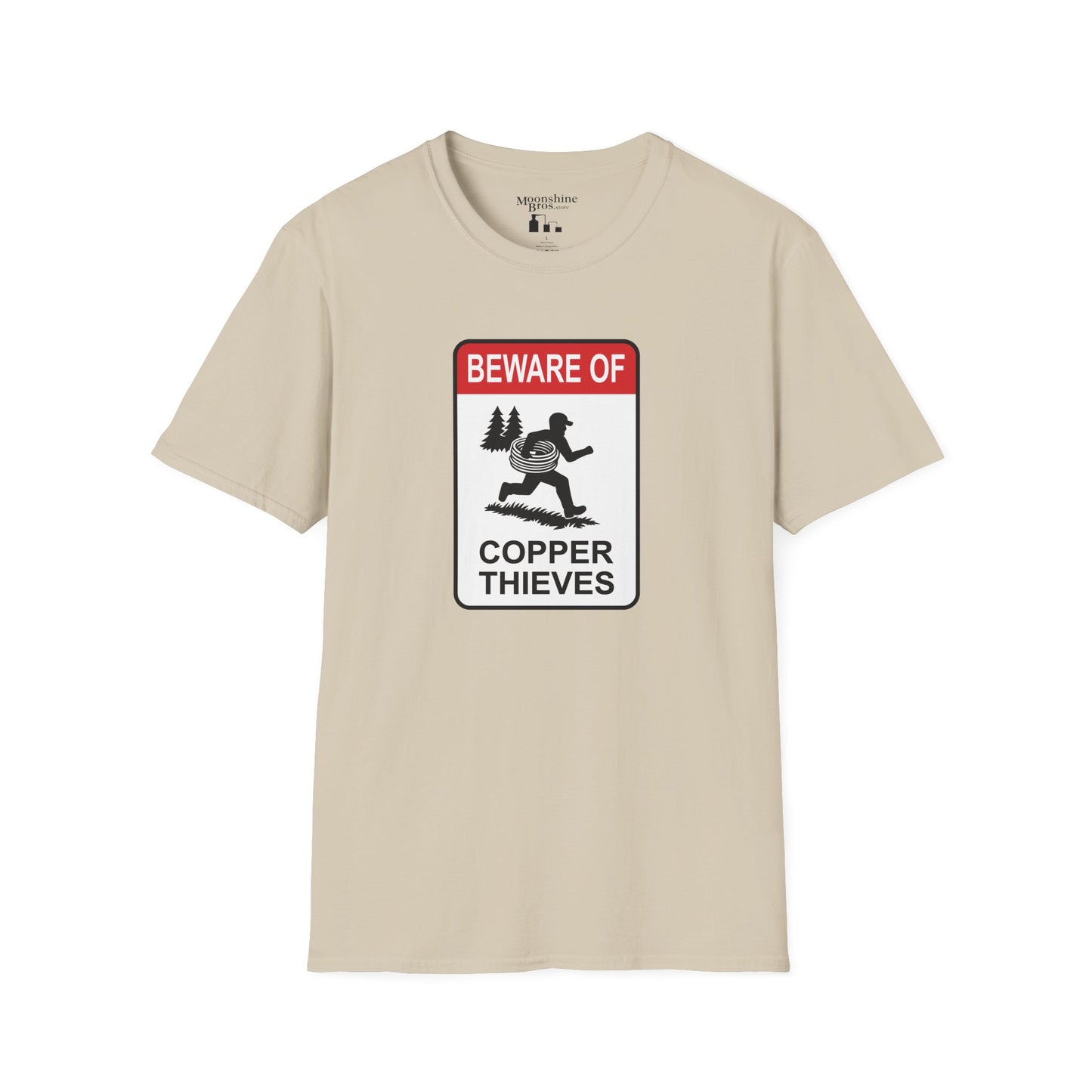 Beware Of Copper Thieves Wildlife Warning Style Shirt