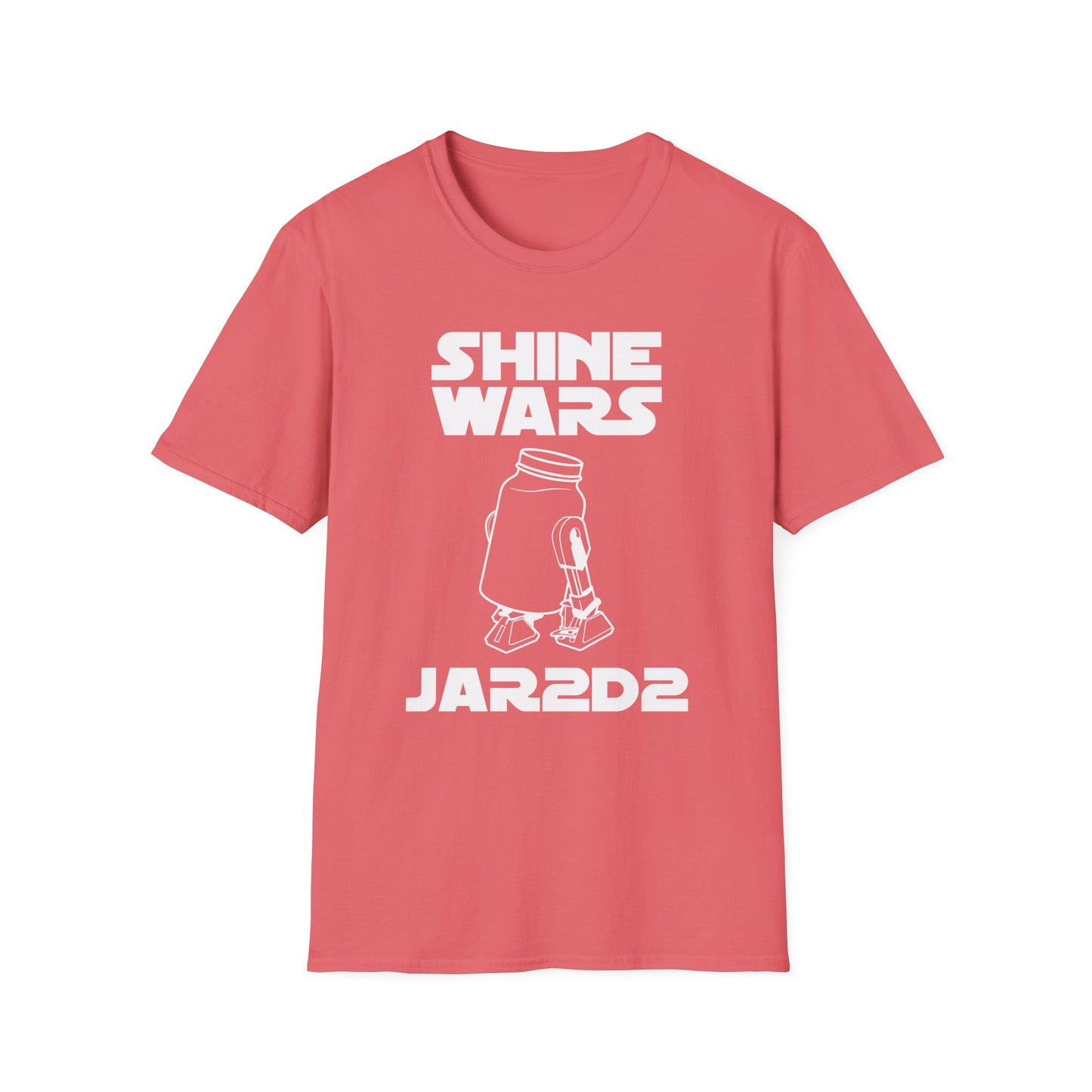 Shine Wars - JAR2D2 Parody Sci-Fi Moonshine & Canning Softstyle Tee T-Shirt