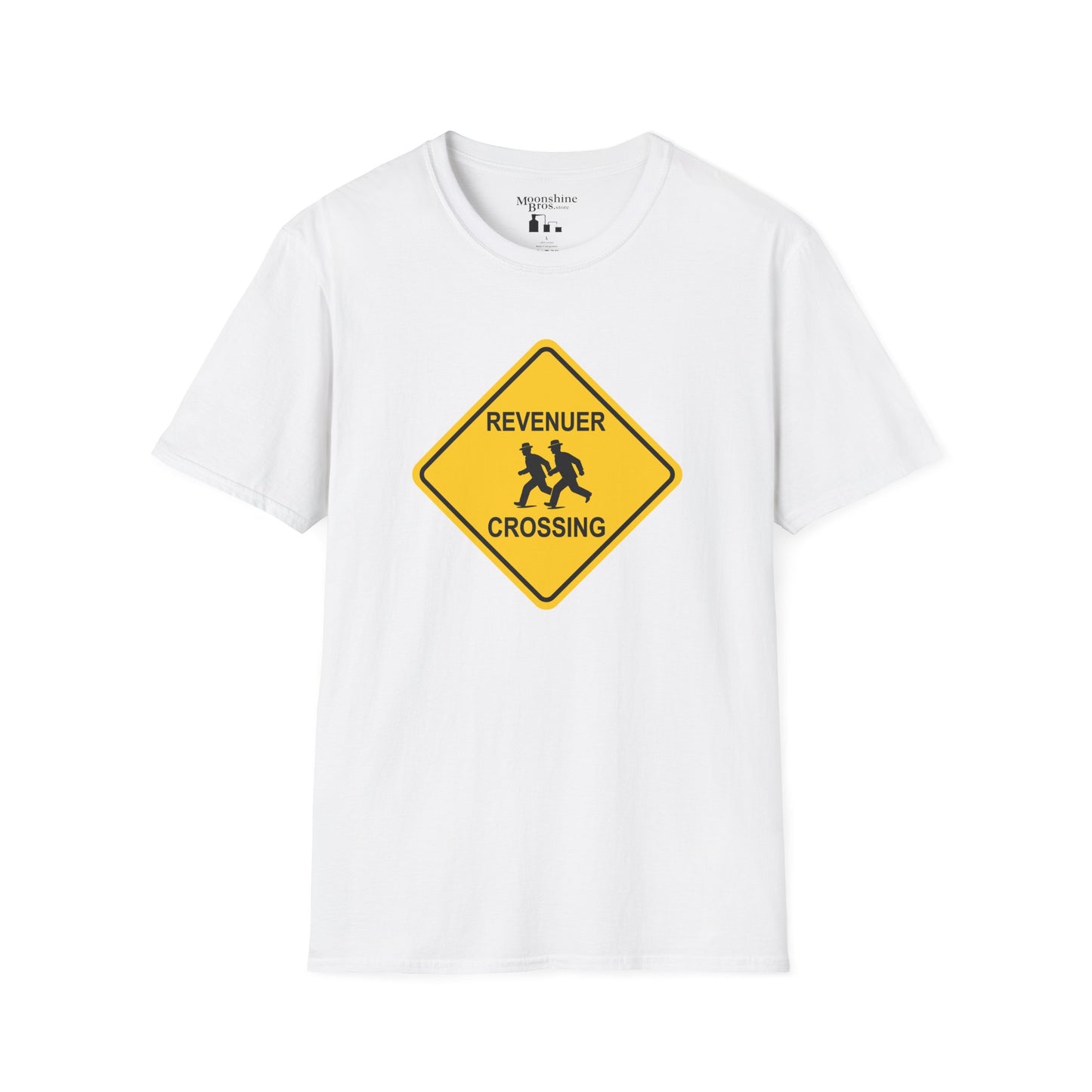 Revenuer Crossing Warning Sign Style Shirt