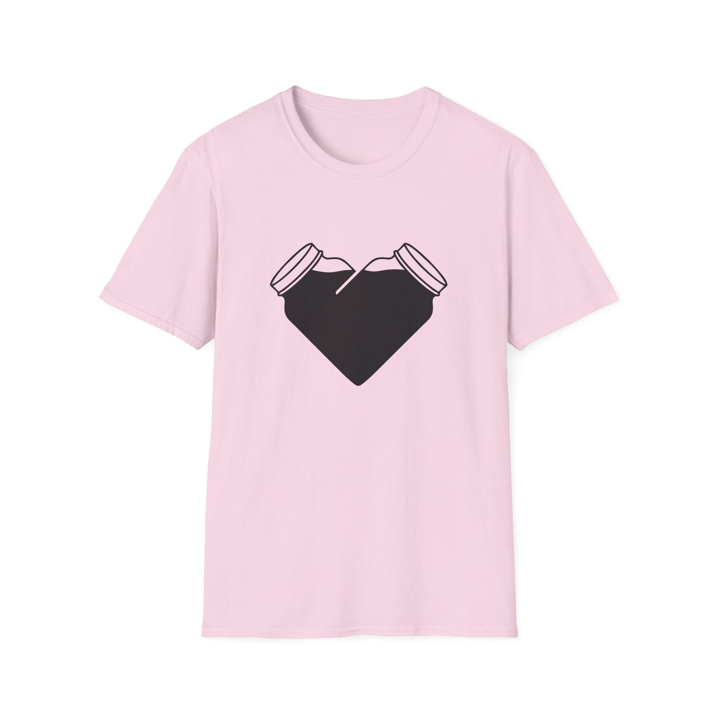 Mason Jar Heart Moonshine Love Softstyle Tee T-Shirt