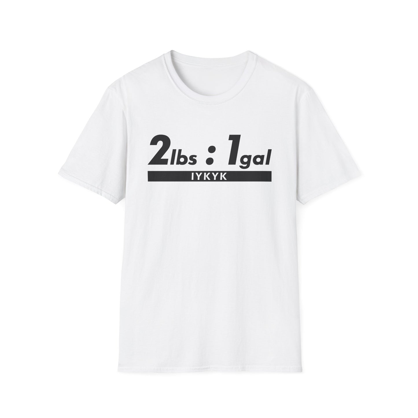 2lbs to 1gal - If You Know You Know (IYKYK) Moonshine & Distilling Softstyle Tee T-Shirt