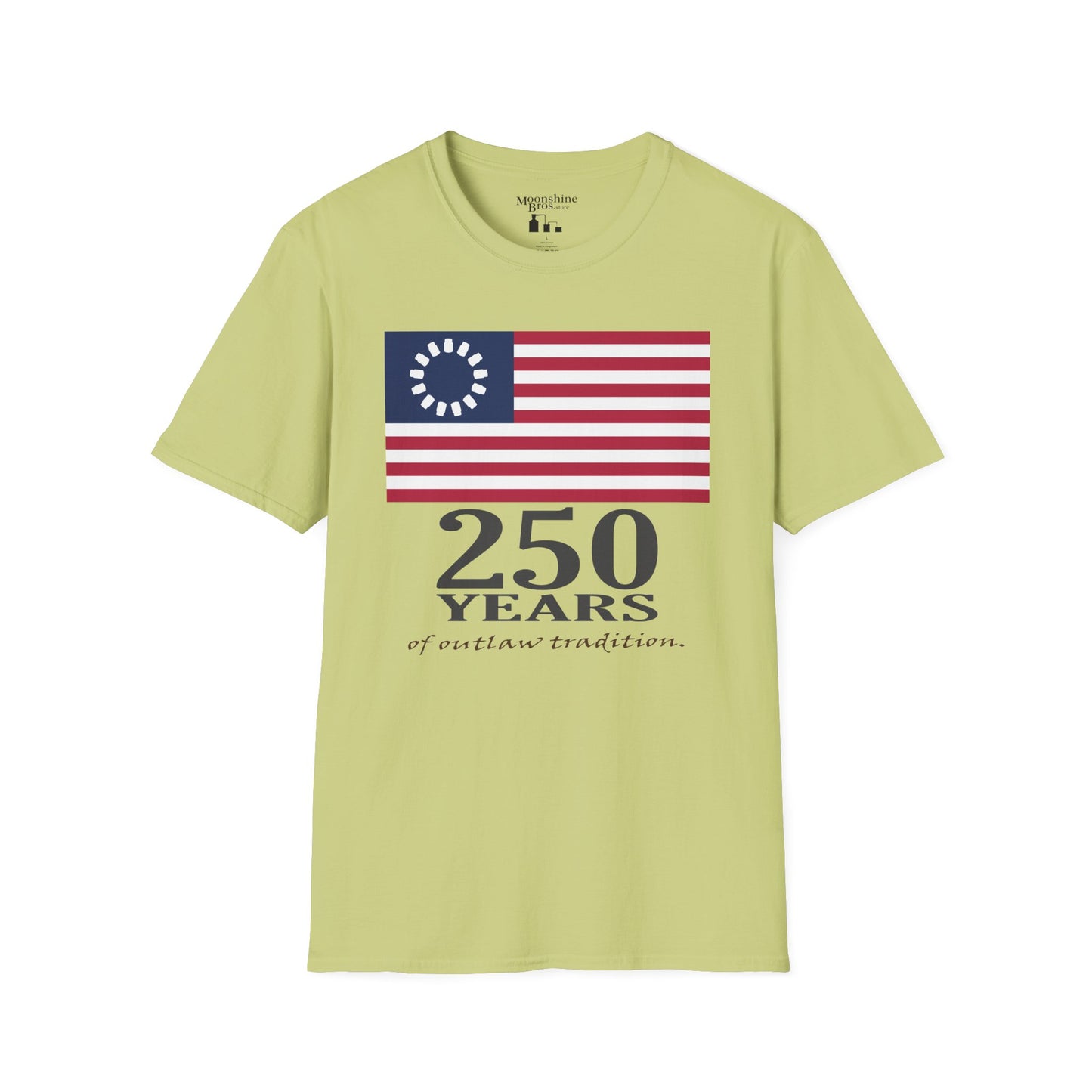 250 Years of Outlaw Tradition Mason Jar Flag Shirt