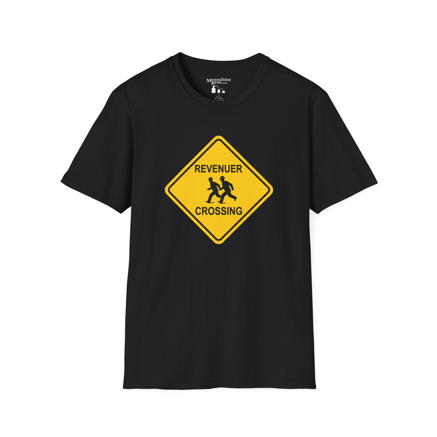 Revenuer Crossing Warning Sign Style Shirt