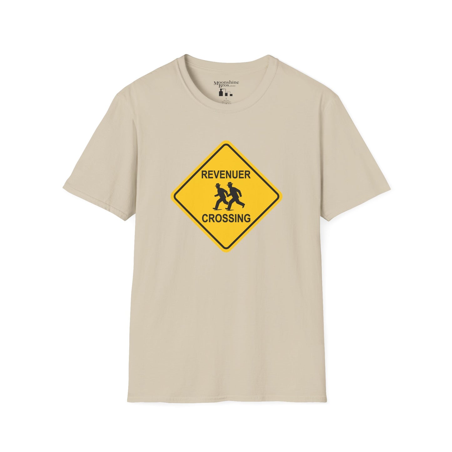 Revenuer Crossing Warning Sign Style Shirt