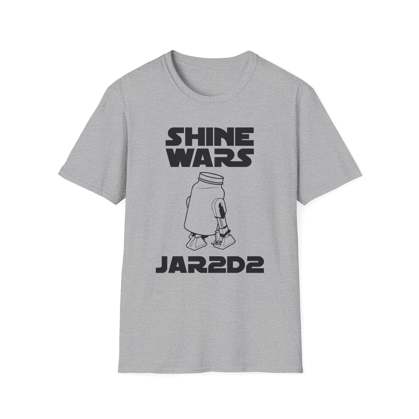 Shine Wars - JAR2D2 Parody Sci-Fi Moonshine & Canning Softstyle Tee T-Shirt