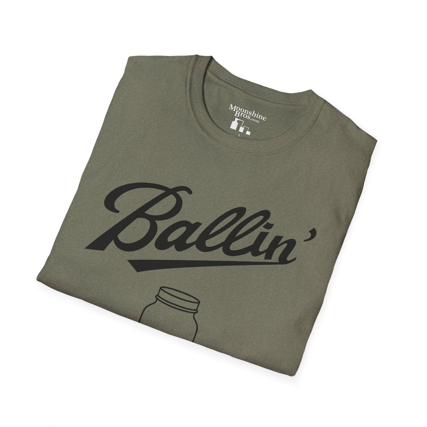 Ballin’ Single Mason Jar Moonshine & Canning Shirt