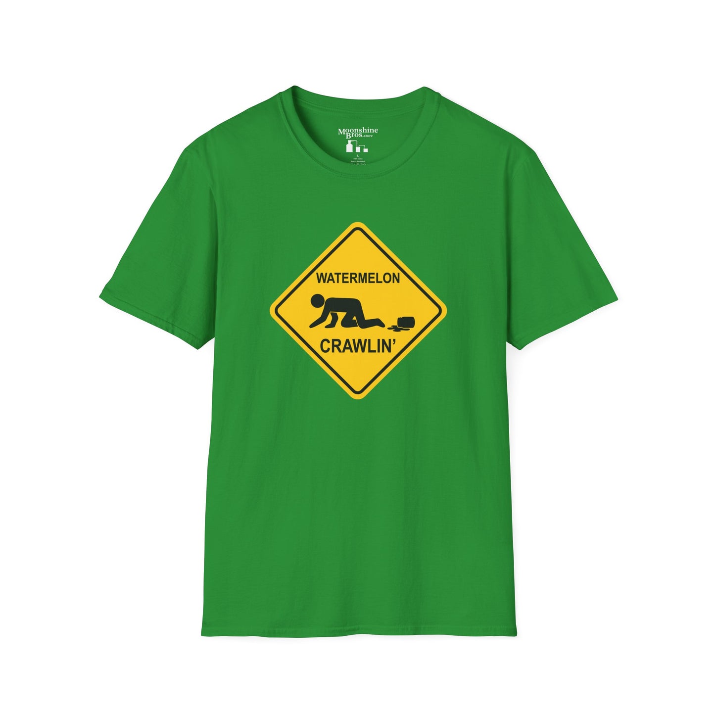 Watermelon Crawlin' Warning Sign Style Shirt
