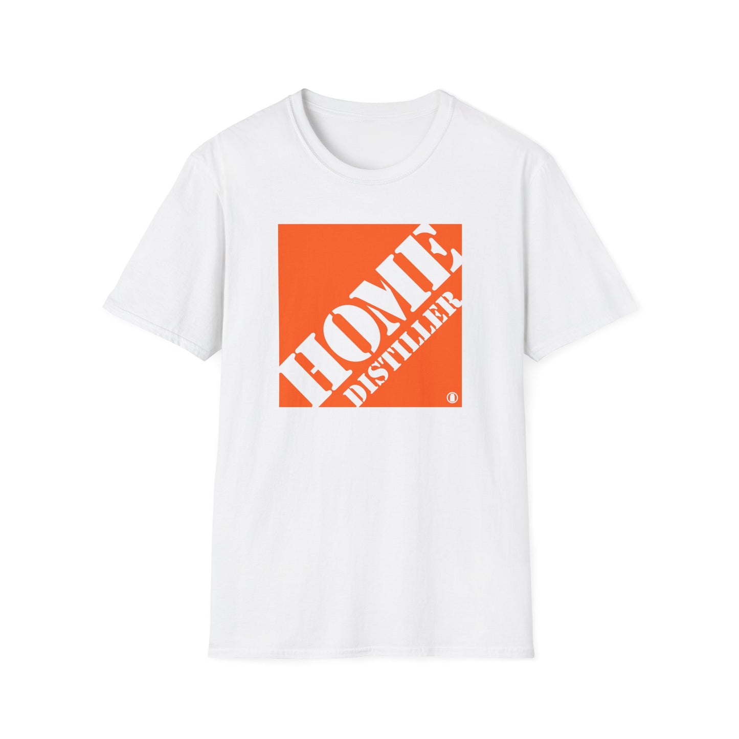 Home Distiller Parody Hardware Store Moonshine & Distilling Softstyle Tee T-Shirt