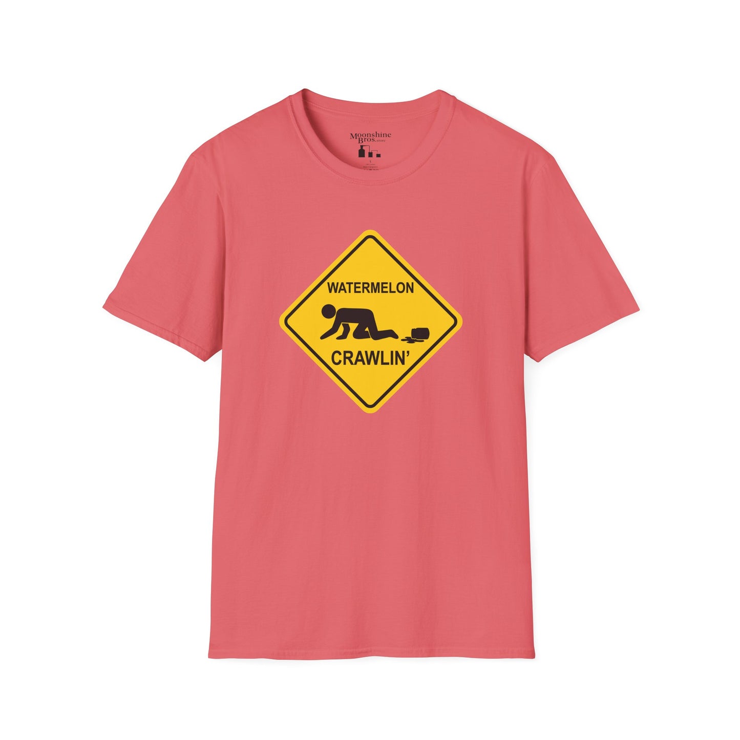 Watermelon Crawlin' Warning Sign Style Shirt