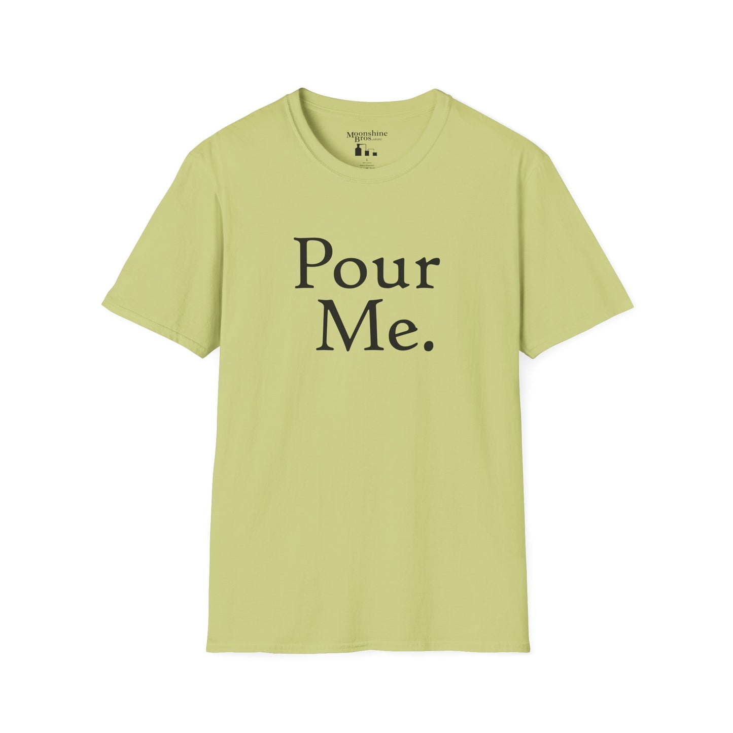 Pour Me. Minimalist Wordplay Shirt