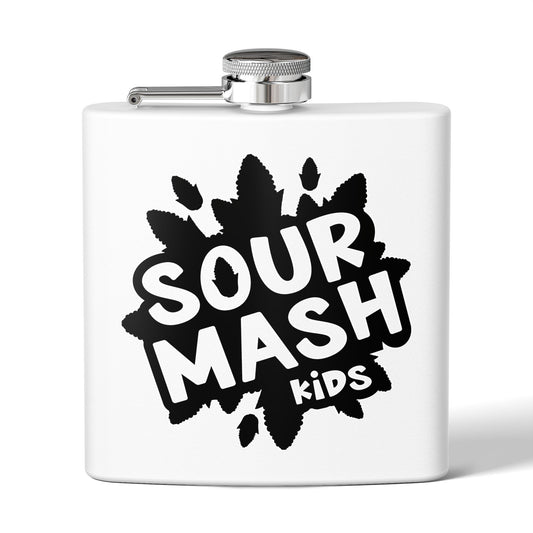 Sour Mash Kids Parody 6oz Stainless Steel Flask - Multiple Colors!