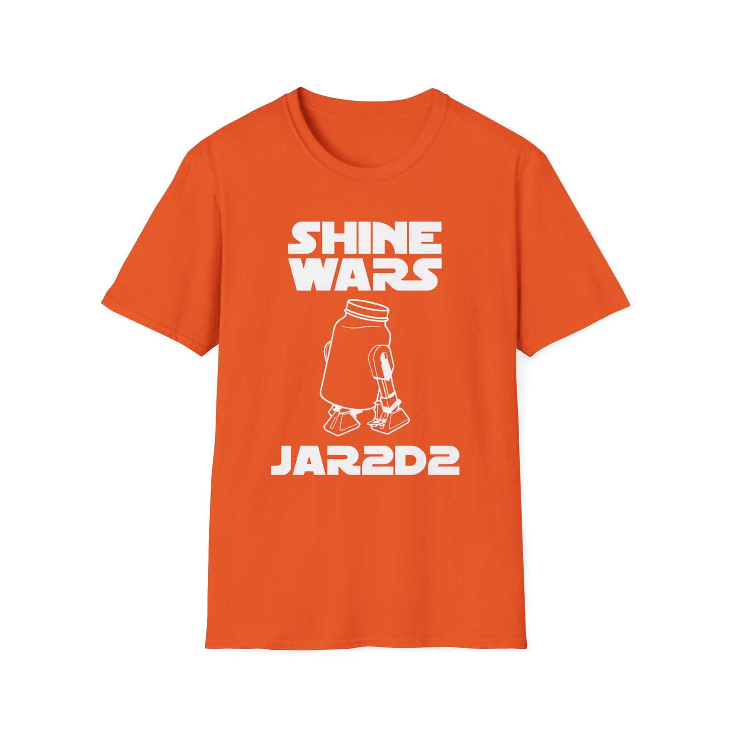 Shine Wars - JAR2D2 Parody Sci-Fi Moonshine & Canning Softstyle Tee T-Shirt