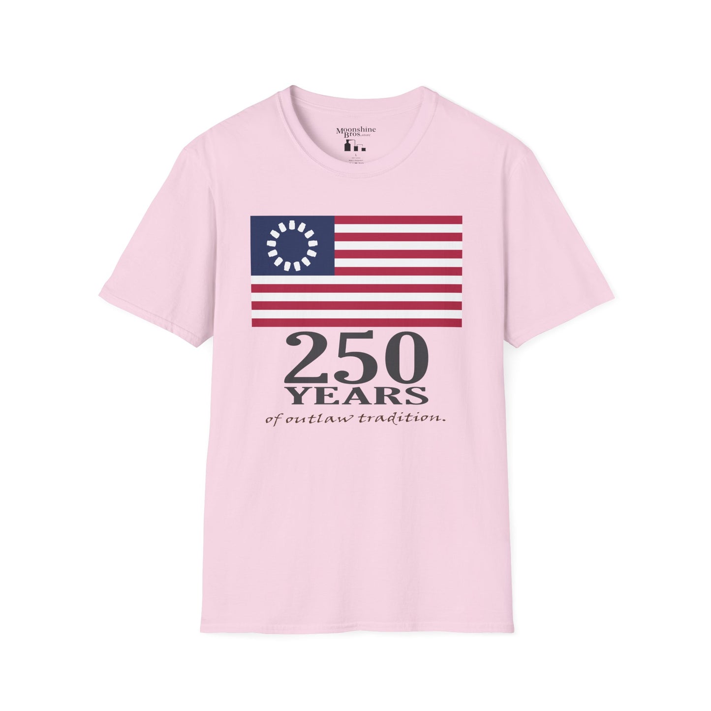 250 Years of Outlaw Tradition Mason Jar Flag Shirt