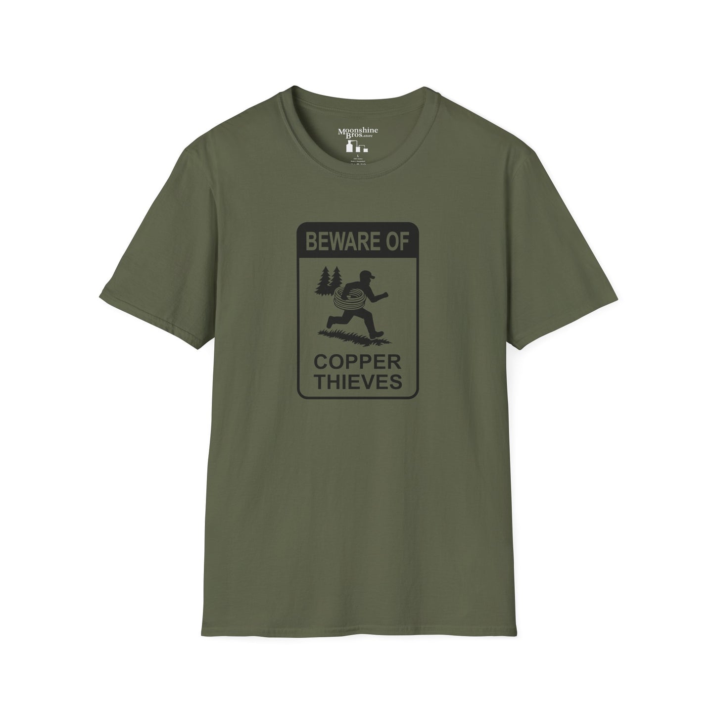 Beware Of Copper Thieves Wildlife Warning Style Shirt