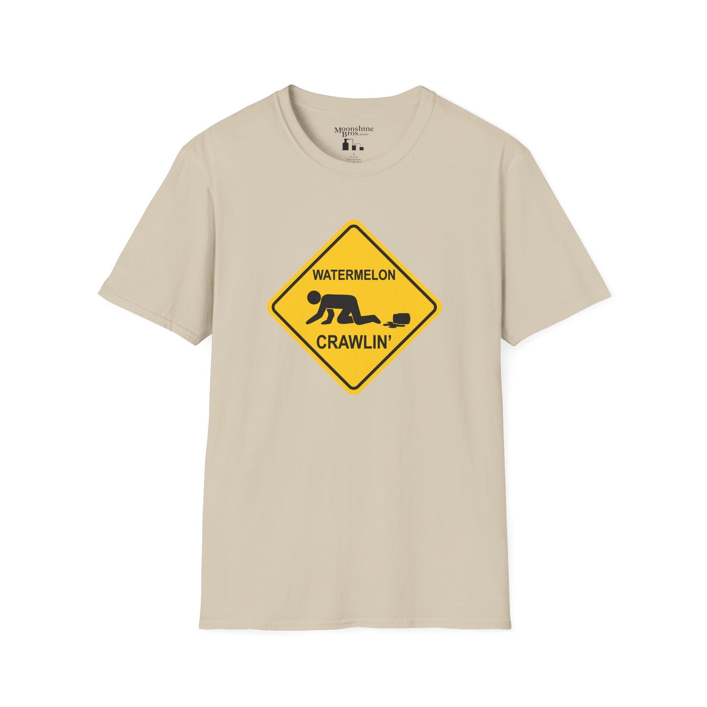 Watermelon Crawlin' Warning Sign Style Shirt