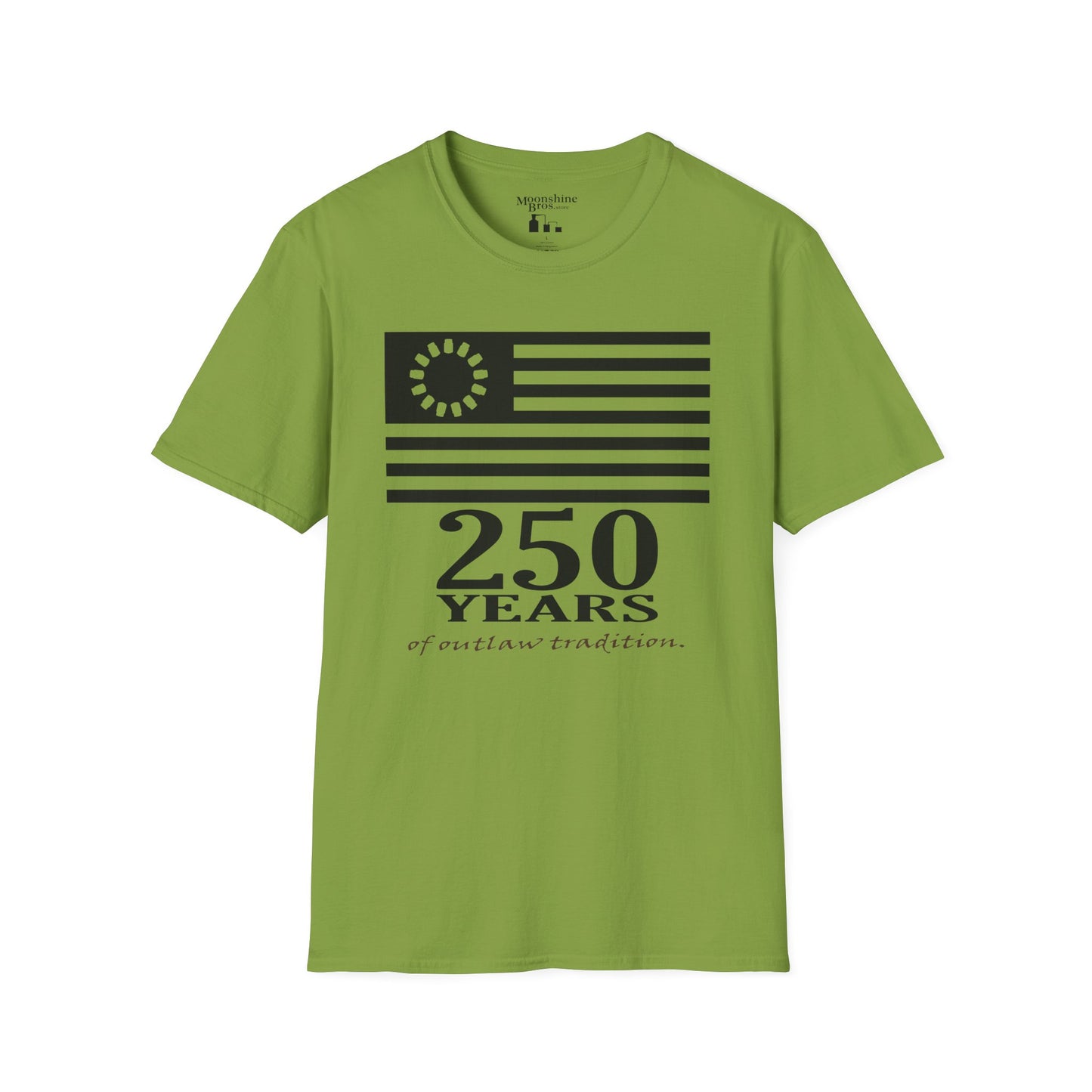 250 Years of Outlaw Tradition Mason Jar Flag Shirt - Low-Vis Cut