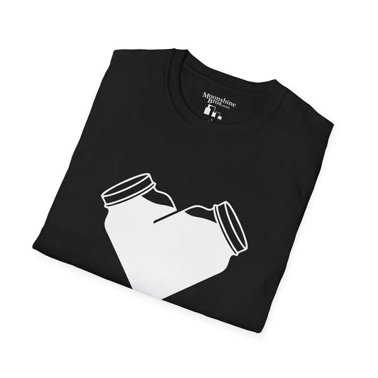 Mason Jar Heart Moonshine Love Shirt