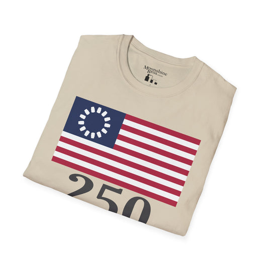 250 Years of Outlaw Tradition Mason Jar Flag Shirt