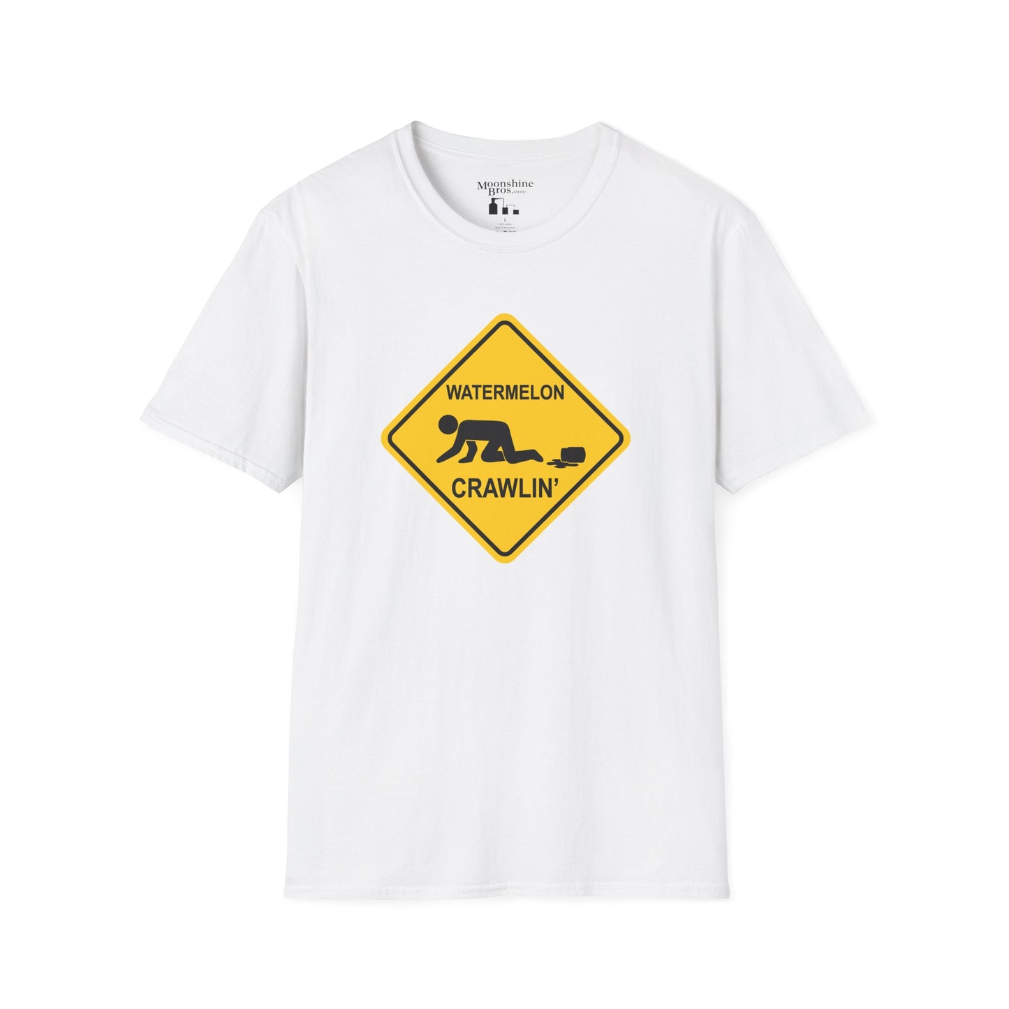 Watermelon Crawlin' Warning Sign Style Shirt