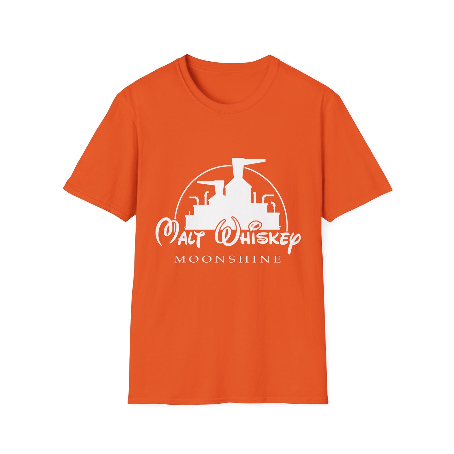Malt Whiskey Moonshine Parody Softstyle Tee T-Shirt for Every Day Wear